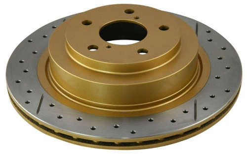 DBA040X Street Series Front Brake Rotors Drilled Slotted For 2004 Pontiac GTO