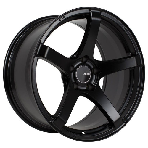 ENKEI KOJIN 18X9.5 5X114.3 +30 MATTE BLACK WHEEL 72.6 BORE TUNER RIM