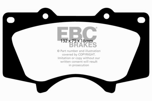 EBC Bluestuff NDX Brake Pads for Toyota Tacoma 4Runner Full Race Performance