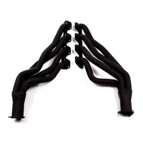 Flowtech 12118 Full Length Headers For Ford 351C-4V 70-74 Steel Black Pair