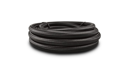 Vibrant Nylon Braided Flex Hose -20AN 20ft Roll Automotive Fuel Oil Line Black