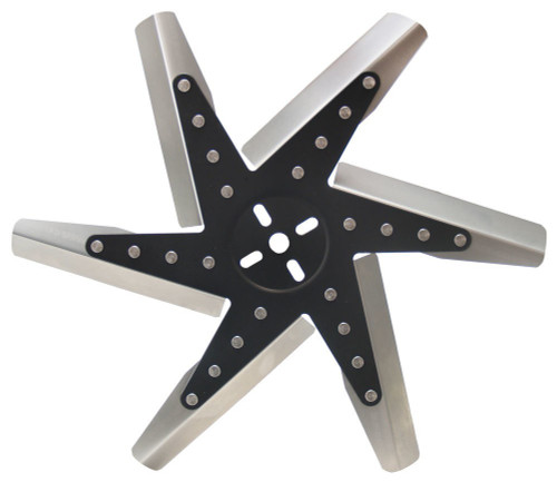 Derale Universal Bolt Pattern Cooling 17-inch Stainless Steel Fan with 6 Blades