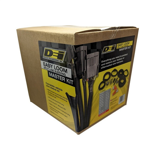 DEI Split Wire Sleeve Easy Loom Master Kit Automotive Wiring Protection Sleeve
