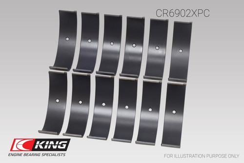 King Engine Bearings VQ35HR VQ37VHR VR30DTT pMaxKote Rod Bearing Set STDX