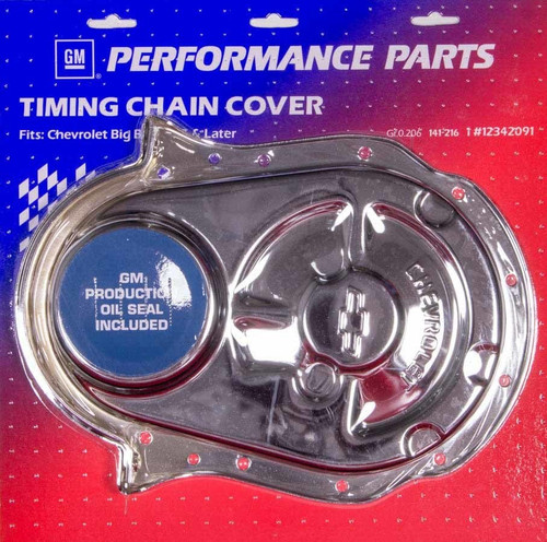 Proform Chrome Timing Cover 1 Piece for Chevy 396 402 427 454 141-216