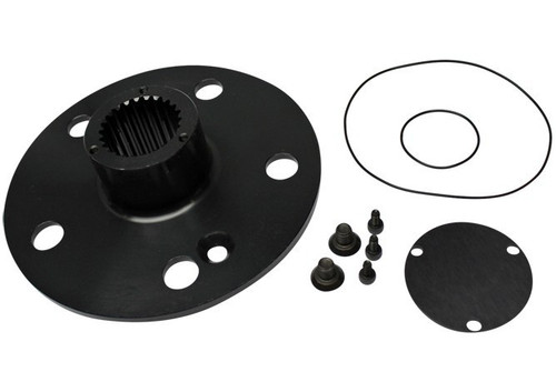 MOROSO Remote Thermostat Housing - 12 AN Inlets, Aluminum, Black Anodized