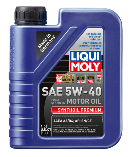 LIQUI MOLY Synthoil Premium 1L Motor Oil For 5W40 BMW Z3 1999-2002