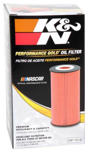 K&N HP-7018 High Performance Cartridge Oil Filter Fits Automotive Engines