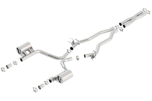 Borla ATAK Cat Back Exhaust System For Dodge Challenger 6.4L V8 2015-2022