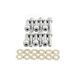 Wilwood 230-4572 Stainless Brake Rotor Bolts 1/4-20 x 1in 12-Point (12)