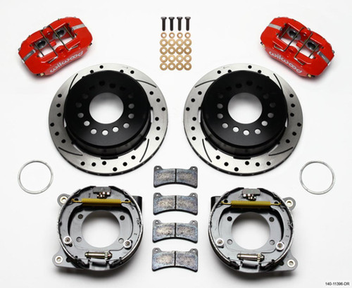 Wilwood Dynapro Low-Profile Rear Brake Kit Mustang 8.8-Inch Axle