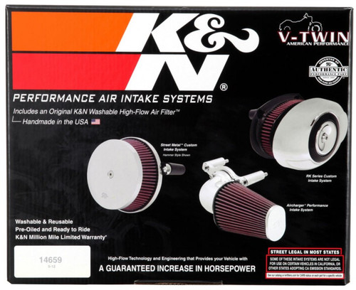 K&N High Flow Intake System For Yamaha Bolt XVS950 2014-2018 Performance RK-3940
