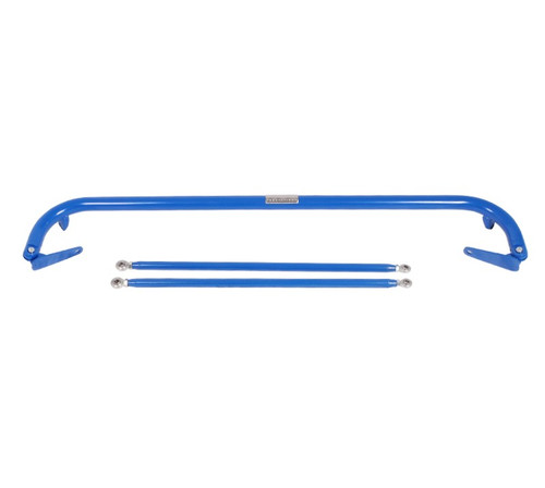 NRG 49-Inch Blue Harness Bar Automotive Safety Support Roll Cage