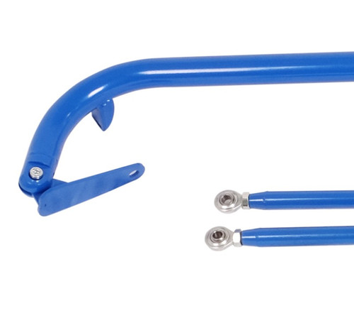 NRG 49-Inch Blue Harness Bar Automotive Safety Support Roll Cage