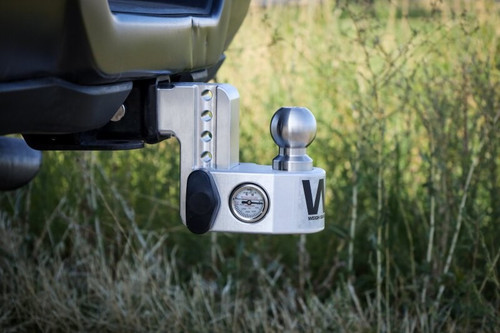Weigh Safe 4in Drop Hitch Built In Scale 2in Shank 10K Tow 12.5K GTWR WS4-2