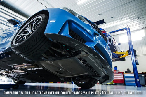 CSF Engine Oil Cooler w Rock Guard BMW M3 M4 M2 Comp F8X 8220 Aluminum