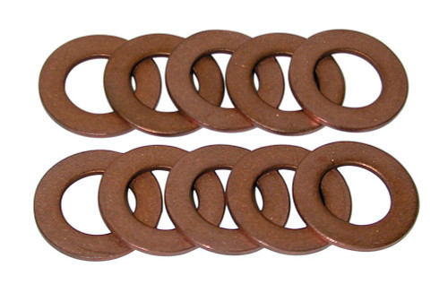 Moroso Copper Drain Plug Washer Set 1/2 in ID 7/8 in OD Set of 10