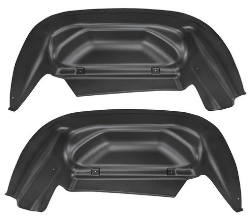 Husky Liners 79011 Rear Wheel Well Guards Pair Black For 2014-18 GM Trucks