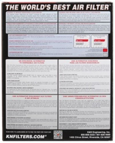 K&N BM-1019 Replacement Air Filter For BMW S1000RR & S1000XR 20192022