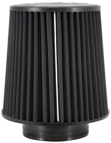 K&N RU-5283HBK Universal Clamp-On Air Filter 4.5in Flange Black For Ford