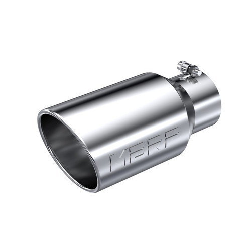MBRP T5073 Exhaust Tip 6in OD Polished Stainless Steel 4in Inlet Bolt-On