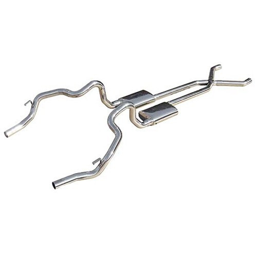 70-81 Camaro 2.5" Stainless Steel Exhaust System w/X-Pipe, New Kit