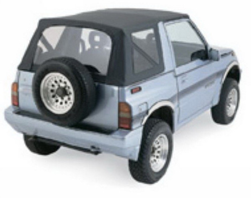Rampage OEM Replacement Soft Top Black Denim Geo Tracker Suzuki Sidekick