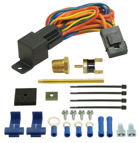 Derale Single Electric Fan Controller 180 Degree Preset Push In Sensor