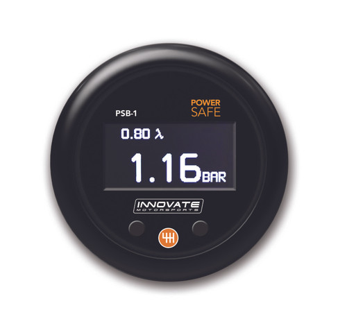 Innovate PSB-1 Boost & AFR Gauge Kit for OLED Wideband O2 PowerSafe