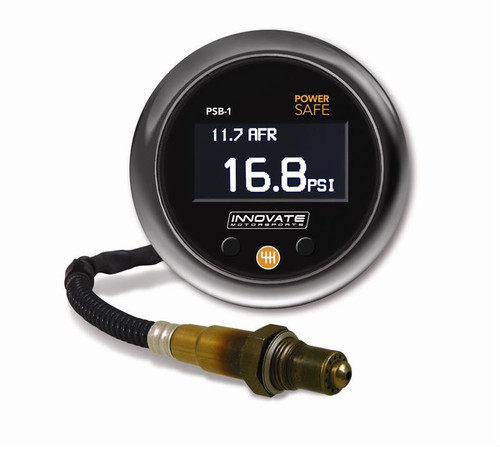Innovate PSB-1 Boost & AFR Gauge Kit for OLED Wideband O2 PowerSafe