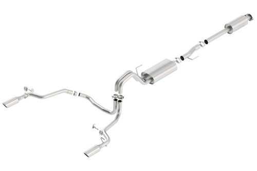Borla S Type Cat Back Exhaust For 2015-20 Ford F150 King Ranch Crew Extended Cab