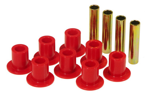 Prothane 87-96 Jeep Front Spring & Shackle Bushings Red Part 1-1005