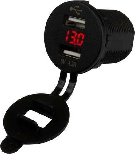 ROUND DUAL USB SOCKET For W/HIDDEN