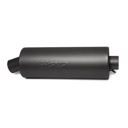MBRP Universal Performance Muffler Sliver Steel for ATV & SXS Aggressive Sound