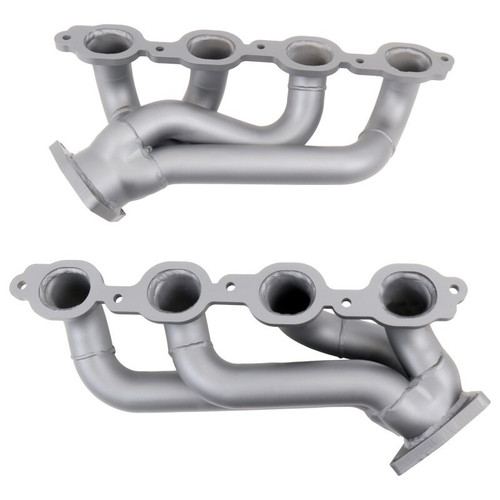 BBK 14-18 GM Truck 5.3/6.2L Shorty Headers 1-3/4" Titanium Ceramic Finish