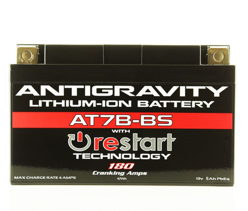 Antigravity AT7B-BS RS Lithium Re-Start Battery Built-In Jump Start 180A