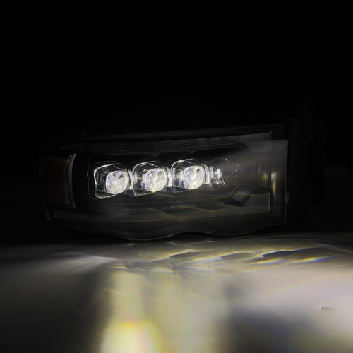 AlphaRex NOVA LED Projector Headlights For Dodge Ram 1500 2002-2005 Black DRL
