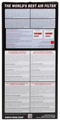 K&N For Mercedes E350 2019 2.0L L4 Drop-In High-Flow Panel Air Filter 33-3142