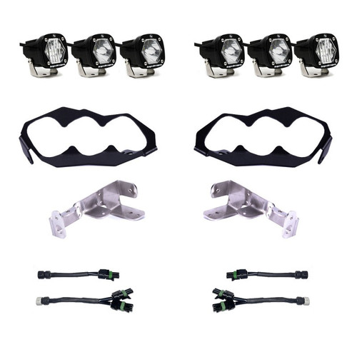 Baja Designs S1 LED Headlight Kit For Can-Am Maverick R 2024+