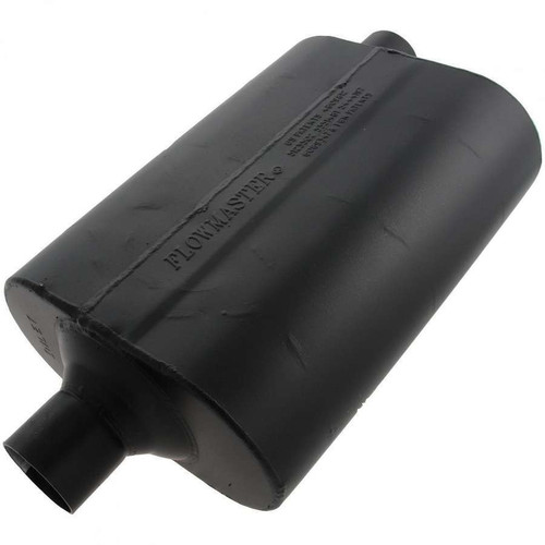 Flowmaster 60 Series Delta Flow Muffler 2.25 Center Offset Oval Black