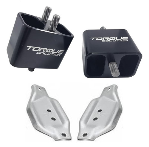 Torque Solution Solid Billet Engine Mounts with Plates Subaru WRX STI 2002-2017