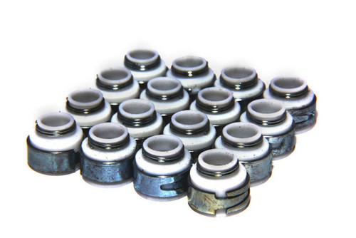 COMP Cams PTFE Valve Stem Seals 3/8in Positive Stop 0.530 Guide - (Set of 16)