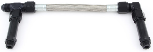 Pro Stock 6 AN Carburetor Fuel Line Kit - Braided Stainless Hose - New