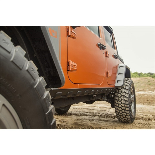 Rugged Ridge Body Armor Rocker Guard Kit for 2007-2018 Jeep Wrangler 4-Door