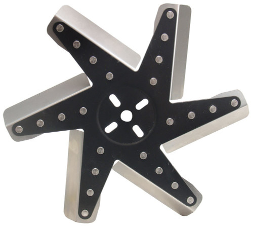 Derale 13in Stainless Steel Cooling Fan Reverse Rotation 6 Blade 19313