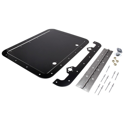 Allstar Performance Black Aluminum Access Door 10x14 Kit