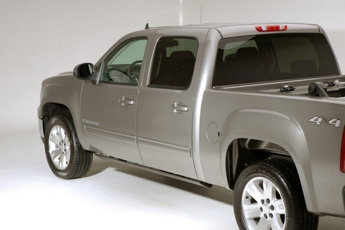 AMP Research PowerStep Electric Running Boards Black for Silverado Sierra 07-14