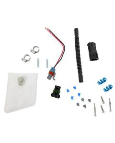 Walbro 400-1168 E85 Fuel Pump Install Kit Filter Line Wiring Harness Universal