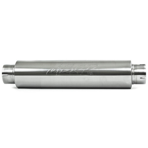 MBRP For M1004S Universal Quiet Tone Diesel Muffler - 4 In. Inlet/Outlet, 24 In.