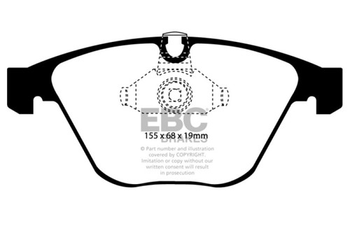 EBC Yellowstuff Front Brake Pads For BMW 3 Series 2006-2008 Performance DP41449R